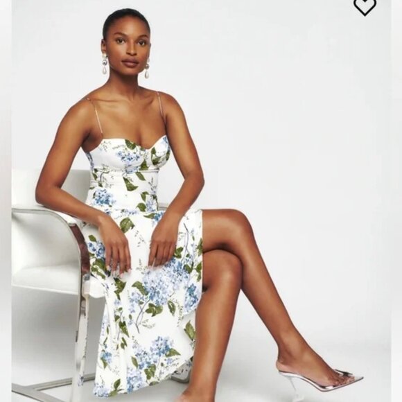 Reformation Juliette Dress Riviera - Picture 2 of 6